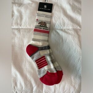 Strideline - California Republic Socks (White)
